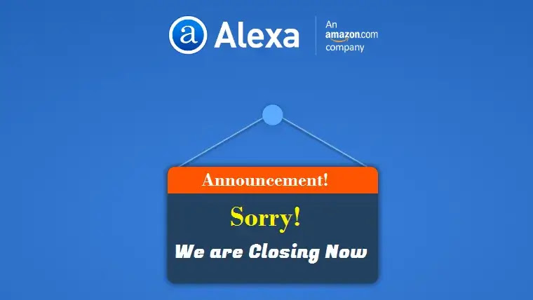 Amazon Shutting down Alexa Ranking Site