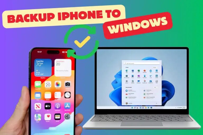 How to Backup iPhone on Windows 11/10/8/7 PC
