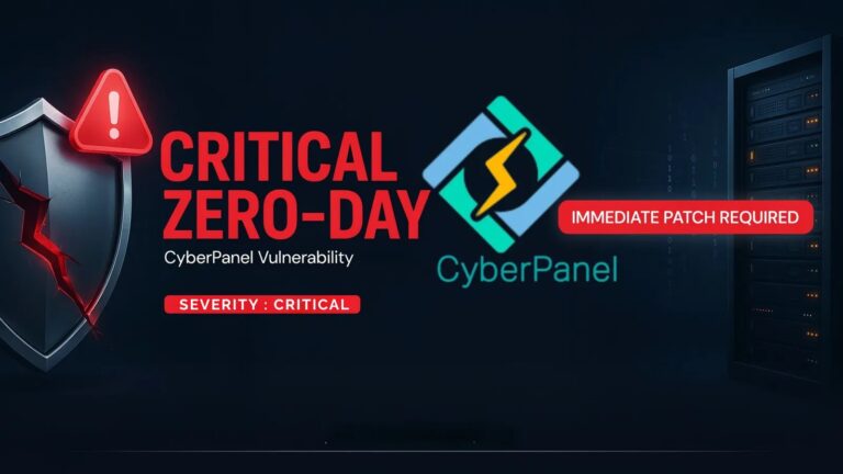 Critical Unpatched Flaw in CyberPanel Lets Any User Seize Root on the Server
