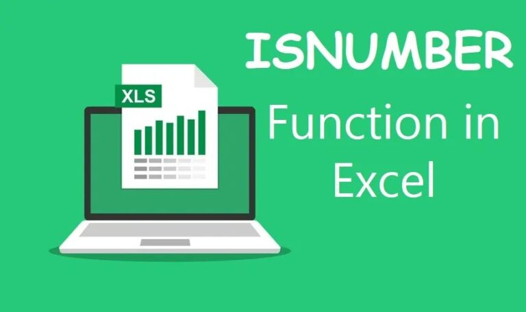 How to Use the ISNUMBER Function in Excel