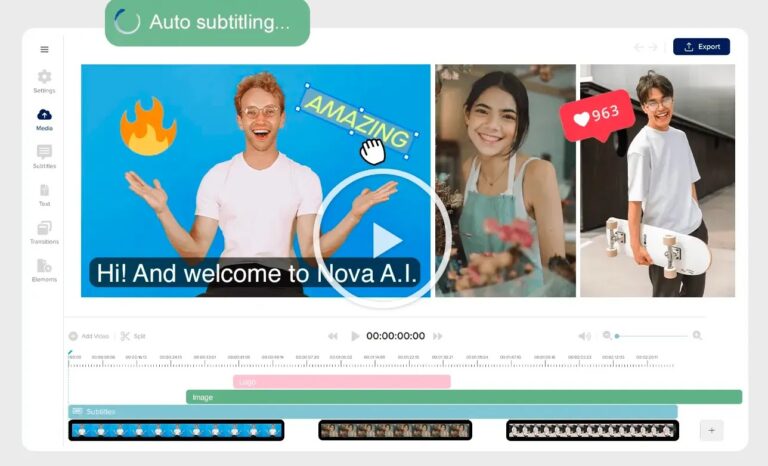 Revolutionize Your Video Editing with NOVA AI Subtitle Generator
