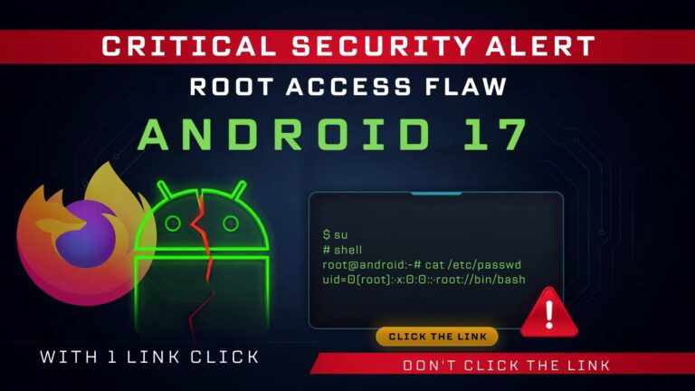 One Malicious Link, Full Root Access — Nebula Security Demos the World's First Android 17 Exploit Chain