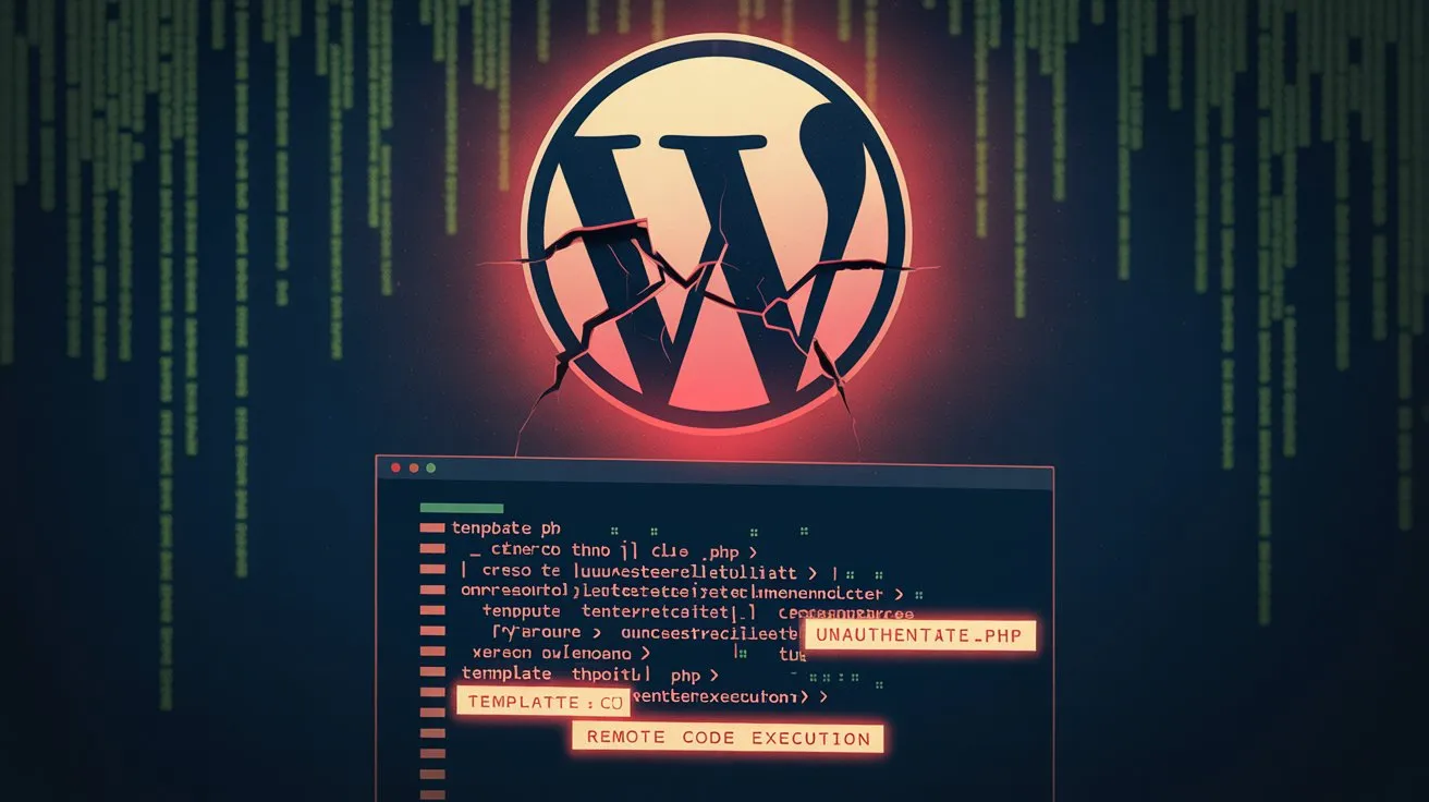 WordPress unauthenticated code execution vulnerability
