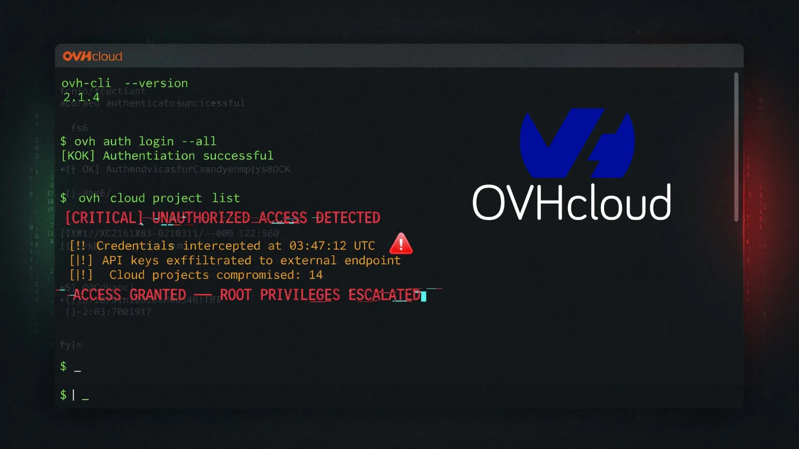 OVHcloud CLI Hack: Account Hijacked Since March - Cyber Kendra